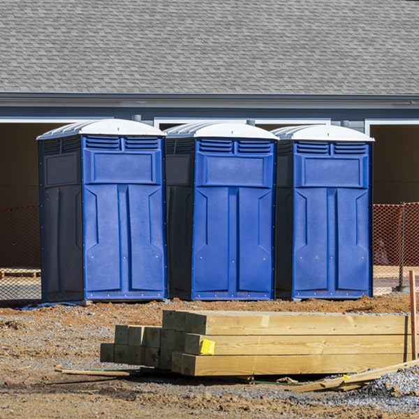 what is the cost difference between standard and deluxe portable toilet rentals in Colonial Beach VA